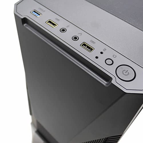 Simpletek Case Cabinet Gaming Da Jeux ATX Micro Mini Noir Black USB 3.0 Audio HD LED PC Desktop Assemblé Desktop – Image 6