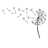 Flying Pusteblume wiederverwendbare Schablone A3 A4 A5 & größere Größen Shabby Chic Modern / F31 (PVC wiederverwendbare Schablone, A4 Größe – 210 x 297 mm, 21,1 x 29,7 cm)