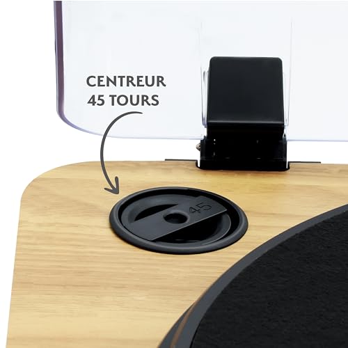 METRONIC Platine Vinyle Bluetooth Effet Bois 33/45/78 Tours avec Hauts Parleurs intégrés – 477361 - Les Beatles, Paul McCartney, John Lennon, RIngo Starr, George Harrison METRONIC Platine Vinyle Bluetooth Effet Bois 33/45/78 Tours avec Hauts Parleurs intégrés - 477361 – Image 7