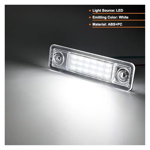 Luces LED de matrícula para solucionar bombillas fundidas en Opel 3