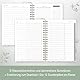 Häfft® Lehrer-Planer 2025/2026 A5 + Deluxe Wild Blossoms Hardcover Lehrerkalender, Schuljahresplaner mit Spiralbindung, Schulplaner - nachhaltig & klimafreundlich