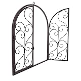 Conception de fausse fenêtre réaliste : la conception de fausse fenêtre à persiennes une vraie fenêtre, créant de la profondeur et un intérêt visuel sur n'importe quelle surface murale, fausse vitre, décoration murale de ferme pour le salon