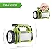 Novostella Rechargeable CREE LED Spotlight, Multi-Functional Camping Lantern, Waterproof LED Searchlight, Hurricane Lantern, High Power Beam Flashlight,2000mAh
