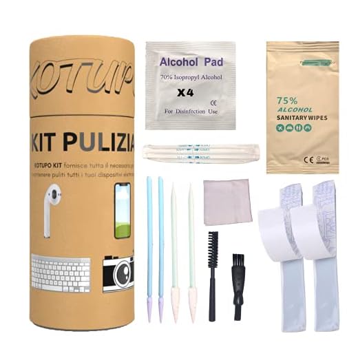 KOTUPO Kit de Nettoyage pour AirPods, Téléphone, Clavier, Caméras