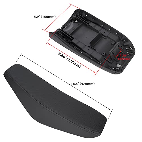 Watoday Crf50 Seat For Xr50 50Cc 70Cc 90Cc 110Cc 125Cc Ssr Toatao Coolster Baja Dr49 Sdg 107 Kazuma Thumpstar Bse Piranha Pitster Pro Roketa Atomik Bbr Pit Dirt Motor Trail Bike Black #TOP1