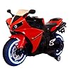Kids Motorcycle,Tamco 12V Motorcycle for Kids 3 4 5 6 Years Boys Girls with Training Wheels, Speed by Hand,Foot Brake,PU…
