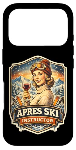 Apres Ski Instructor ��������X�L�[���B���e�[�W���f�B�[�X�X�L�[���[�h�����N �X�}�z�P�[�X iPhone 17 Pro �p