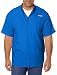 Columbia Men's Tamiami II Short Sleeve Fishing Shirt, Vivid Blue, X-Large