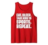 Photo Gallery uomo eat sleep take kids to sports repeat - funny dad mom sports canotta Photo Gallery uomo eat sleep take kids to sports repeat - funny dad mom sports canotta