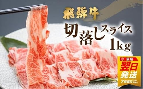 飛騨牛 切り落としスライス 1kg (250g×4) 焼肉 牛肉 黒毛和牛 肉 和牛 すき焼き 焼き肉 切落し肉 小分け肉 冷凍 訳あり お肉 不揃い肉 部位おまかせ にく 精肉