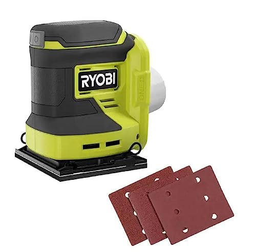 RYOBI ONE+ 18V Cordless 1/4 Sheet Sander (Tool Only), PCL401B, Green by RYOBI - Used condition - US$48.01