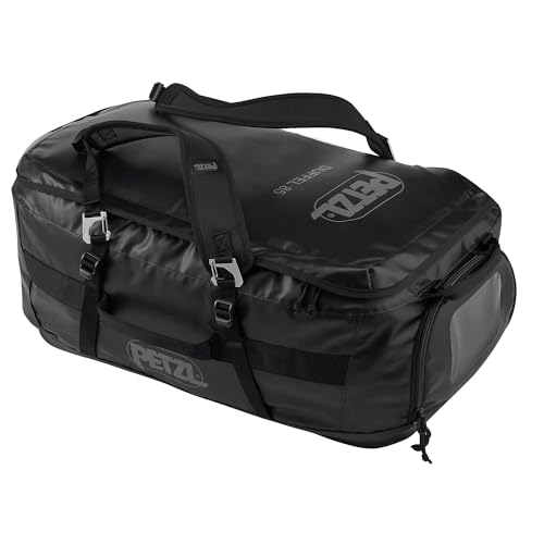 PETZL, Duffel - Backpack Bag for Equipment, 85 L, Black