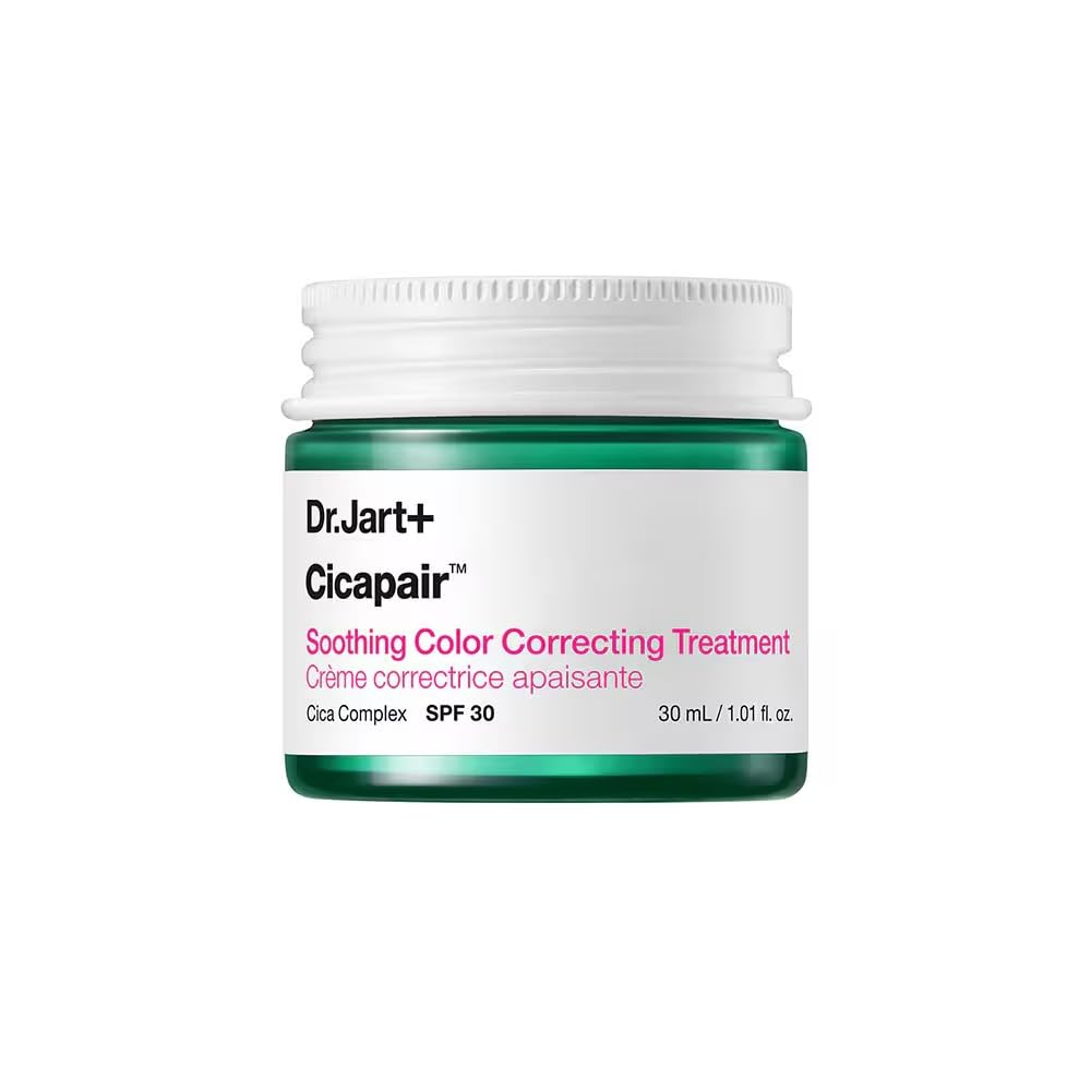 Dr.Jart+ Cicapair Soothing Colour Correcting Treatment SPF 30 with Centella Asiatica Extracts | cc cream | Rosacea Treatment | Korean Skin Care, 30 ml