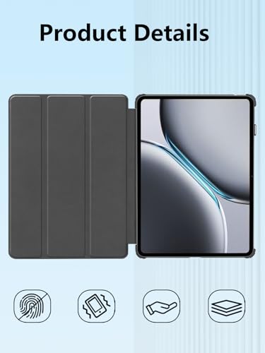 Étui magnétique TABWEE W90 en cuir synthétique durable