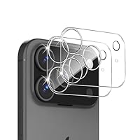 GEEMEE 2 Stück für iPhone 17 Pro für Kameraschutz Panzerglas Schutzfolie, 9H Härte HD-Klare Anti- Kratzer Kamera Displayschutz, Blasenfrei Folie Gehärtetes Glas Folie