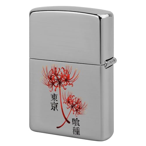 シガレットケース 東京喰種 彼岸花 ZIPPO ジッポー 外側ケース 交換用 全面保護 ライター専用 ライター保護カバー 喫煙具 携帯便利 誕生日 記念日 メンズ 贈り物 プレゼント