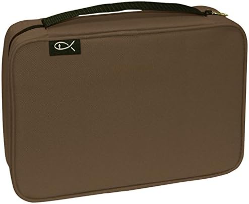 Divinity Boutique Bible Cover Basic Brown - Medium (21423) | Fits Bibles up to 8.25" x 5.50" x 1"