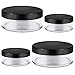 4 Pcs Plastic Makeup Powder Case Containers, Face Loose Powder Cosmetic Container (50ml,30ml)