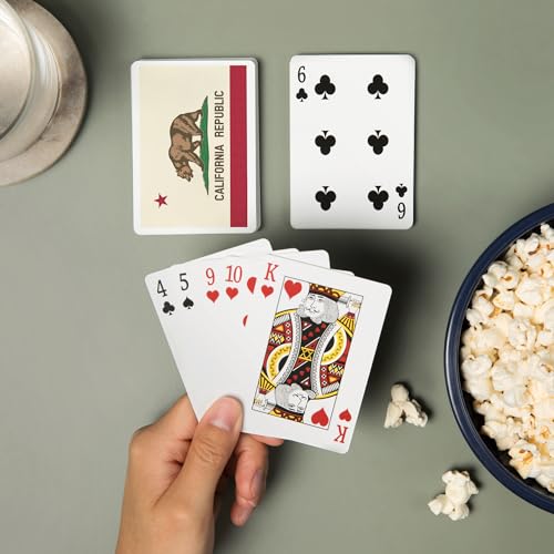 Baraja Póker California State Flag 52 Cartas Tamaño Poker miniatura 2
