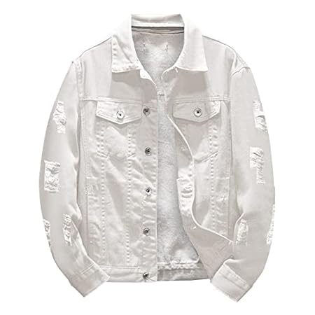 2026 Winter Herren Frühjahr Mode Freizeit einfarbig Schnalle Denim Jcket Mantel Top Bluse