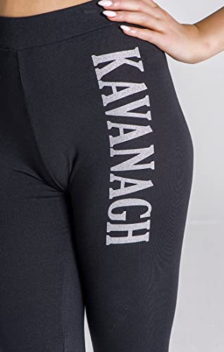 Legging Kavanagh noir galbant avec taille haute sculptante pour le sport - 3