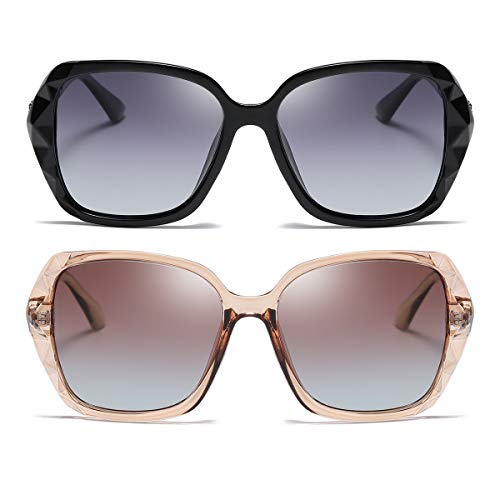 Dollger Oversized Polarized Sunglasses for Women Trendy Classic Ladies Sun Glasses UV400 Protection2