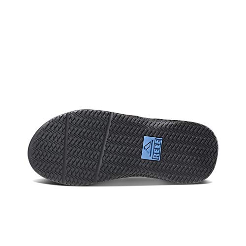 Reef Anchor Mens Beach Flip Flop, Water Friendly, Cushioning Heel Airbag, Grey/Blue, 11 - Image 5