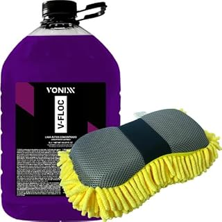 Shampoo V-floc 5l Vonixx + Esponja Tentaculos Microfibra