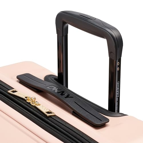 DKNY On the Go 25" Hardshell Lightweight Expandable Checked Luggage with Spinner Wheels,Blush by DKNY - Used condition - Image 5