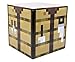 Minecraft Crafting Table 4-Inch Tin Storage Box Cube Organizer with Lid | Basket Container, Cubby Cube Closet Organizer, Home Decor Playroom Accessories | Video Game Toys, Gifts And Collectibles