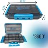 Reaction Tackle Organizador de Cajas para Pesca 3600 (4-Pack) con Cierre Triple y Divisores Removibles miniatura 3