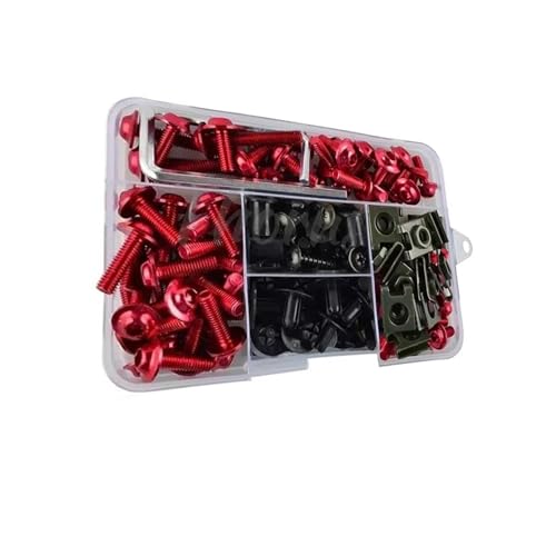 OKDJX Motorrad Schrauben- und Muttern-Set