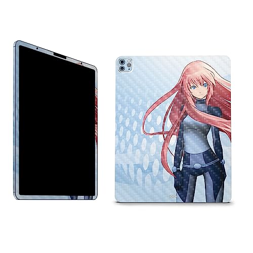 Image of MightySkins Carbon Fiber Skin Compatible with Apple iPad Pro 12.9 inch M2 6th Gen (2022) Full Wrap Kit - Anime Spy | Protective, Durable Textured Carbon Fiber Finish | Easy to Apply | Made in The USA