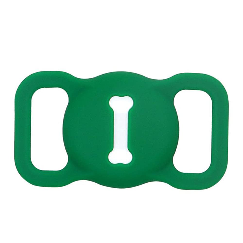 TopHomer Funda de silicona GPS Tracking Finder, 3 colores Funda protectora de silicona para anti-perdida para perro gato Pet Collar Accesorios para mascotas Luminoso/Verde luminoso/Rosa luminoso
