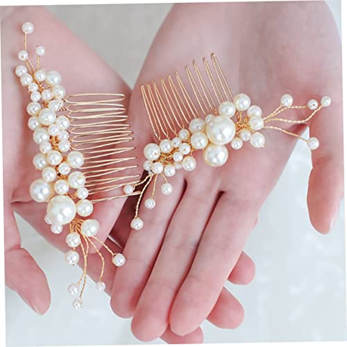 FRCOLOR 3 Conjuntos De Pente De Cabelo Feminino Liga Liga Pente De Casamento Pente De Cabelo Elegant