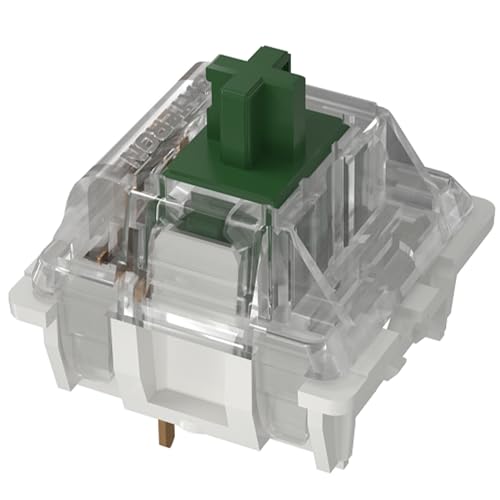 Commutateurs GATERON KS-9 verts clicky 3 broches pour clavier MX (35 pièces)