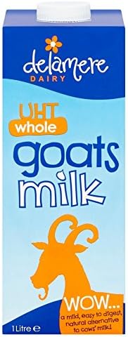 Delamere Dairy Uht Whole Goats Milk 1 Litre (Pack of 6)