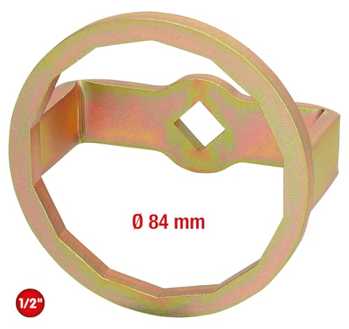 Clé pour filtre à huile bloqué Ø 84 mm KS TOOLS 150.9543 solution 14 pans