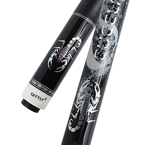 Cueelf Pool Cue Stick,Billiard Cue Sticks With Hard Case Low Deflection Shaft Professional Billiard Pool Cues Sticks 19.5-21 Oz Cue Stick #TOP2