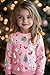 Mrocioa Little Girl Fashion Sweatshirt Christmas Cotton Shirt Long Sleeve Toddler Pullover Tshirt for Outerwear 5T
