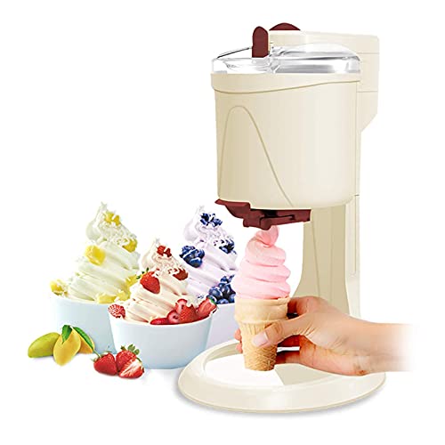 Ice Cream Machine, Soft Serve Maker, Portable Frozen Yogurt & Sorbet Machine for Home Use, Easy Fruit Dessert Maker, Ideal for Homemade Ice Cream Creations