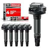 MAS Set of 6 Ignition Coil Pack & 6Pcs Motorcraft Platinum Spark Plug SP589 Compatible with Lincoln MKS MKT MKX MKZ Ford Edge Flex Fusion Taurus 3.7 3.5 V6 Replacement for UF553 5C1652 DG520