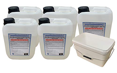 Imprinted Concrete Sealer - Ultra High Solids, Gloss Finish Pattern Imprinted Concrete Seal (25 Litres) - 4
