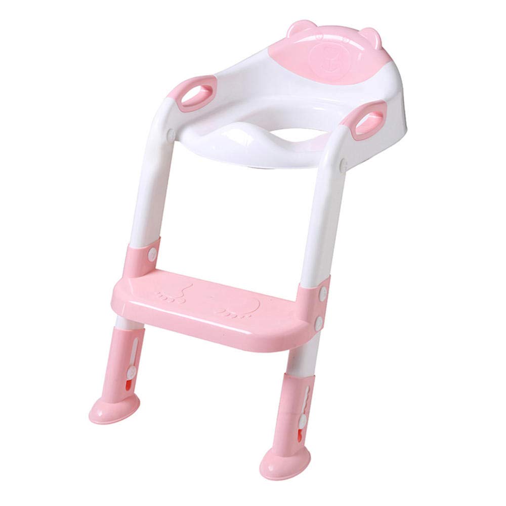 Réducteur de toilette avec échelle réglable - Modèle rose PK pliable - 8