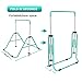 RINREA Gymnastic Bars for Kids with Adjustable Height, Folding Gymnastic Training Kip Bar, Expandable Horizontal Bar for Home