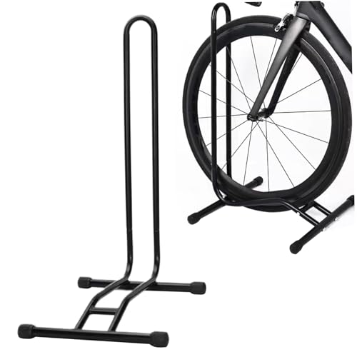 Soporte para bicicletas de carretera y MTB con diseño en L para reparación y parking