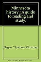 Minnesota history;: A guide to reading and study, B0007DSPSE Book Cover