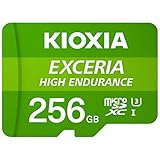 KIOXIA(キオクシア) 旧東芝メモリ microSD 256GB 高耐久 監視カメラ・ドライブレコーダー対応 UHS-I U3 V30 Class10 最大読出速度100MB/s 国内サポート正規品 メーカー保証2年 KLMHA256G