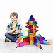PicassoTiles 100 Piece Set 100pcs Magnet Building Tiles Clear Magnetic 3D Building Blocks Construction Playboards, Creativity beyond Imagination, Inspirational, Recreational, Educational Conventional