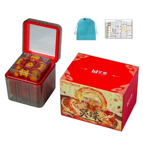 MoYu HuaMeng TG 3x3 【ポーチ付き/正規品】磁石搭載 3x3キューブ ステッカーレス 競技用 立体パズル (Spirit Pearl-Limited Edition)